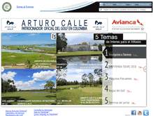 Tablet Screenshot of fedegolf.net